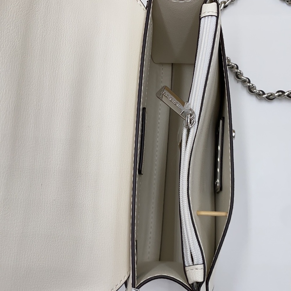 MICHAEL KORS ROSE SMALL LEATHER XBODY OPTIC WHITE - Picture 14 of 16